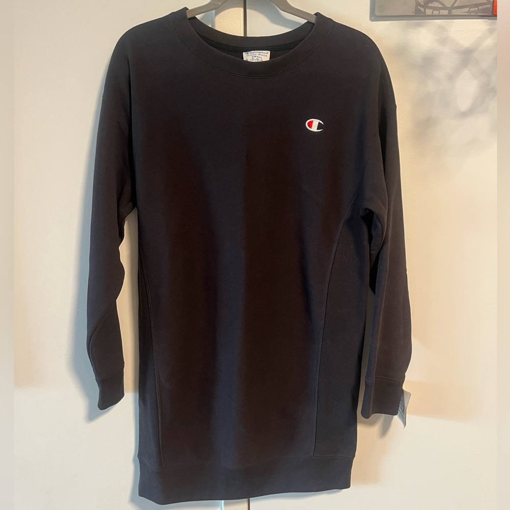 Champion Reverse Weave Crew Sweatshirt Dress
